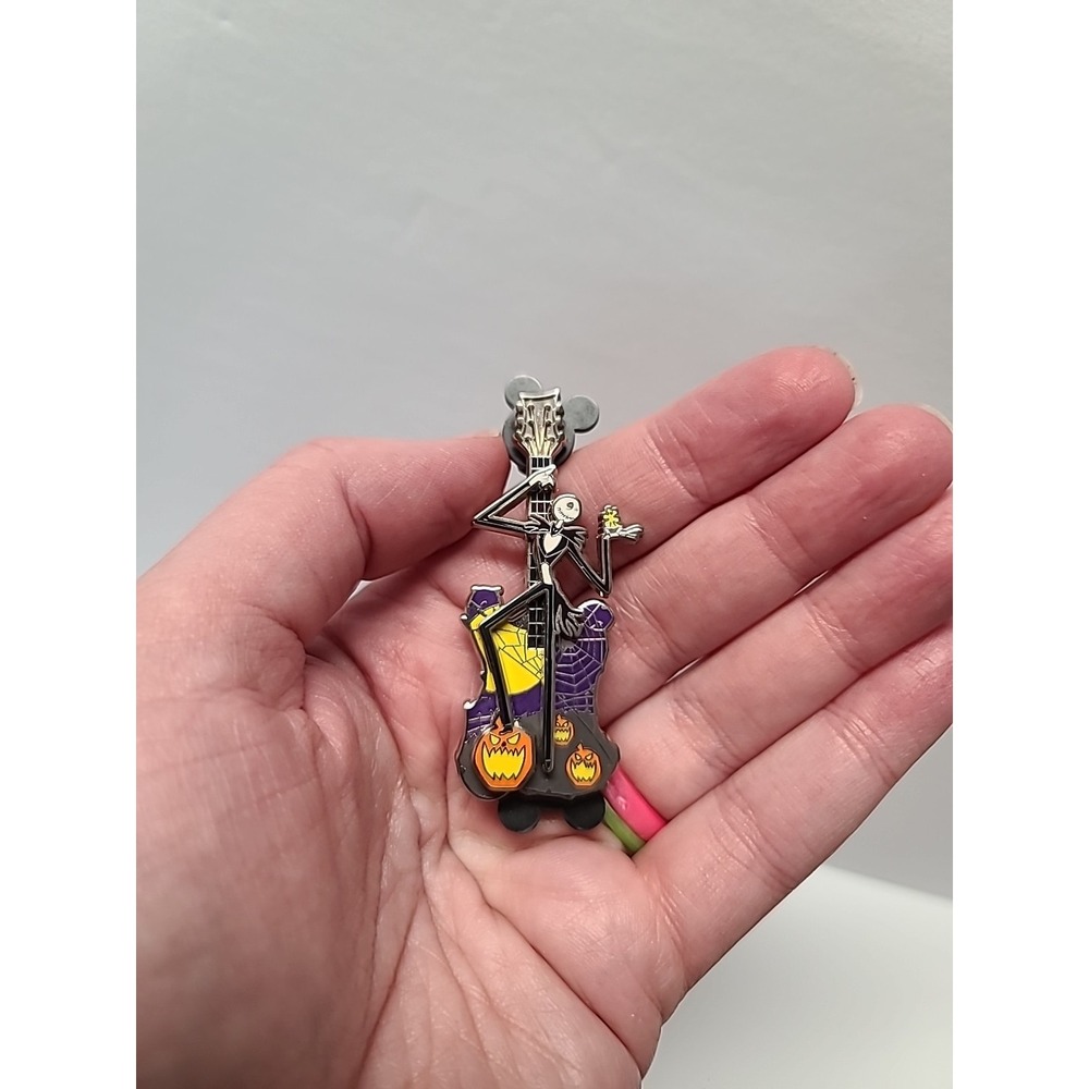 Jack Skellington Nightmare Before Christmas Guitar Disney Trading Pin